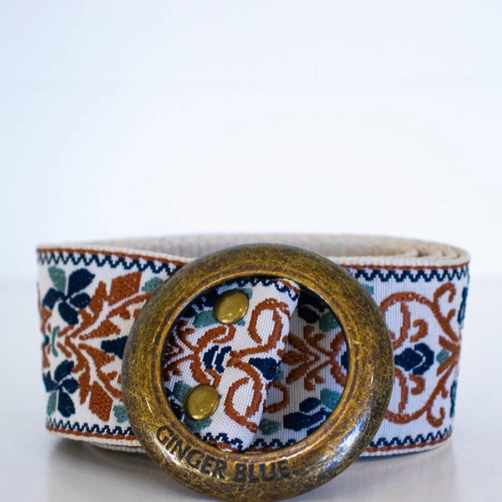 51" GBVVIVORY Vintage Belt
